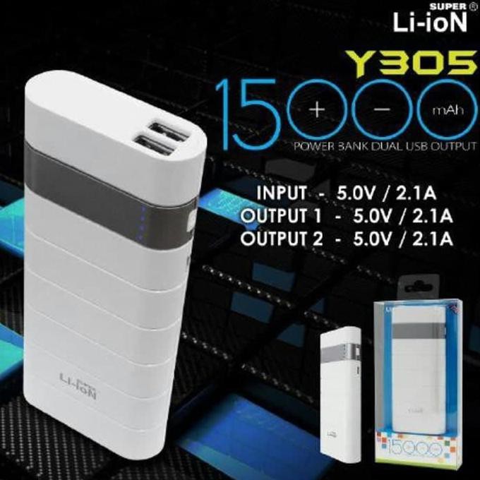 Powerbank Super Li Ion 15.000 Mah Vlle Kualitas Baik
