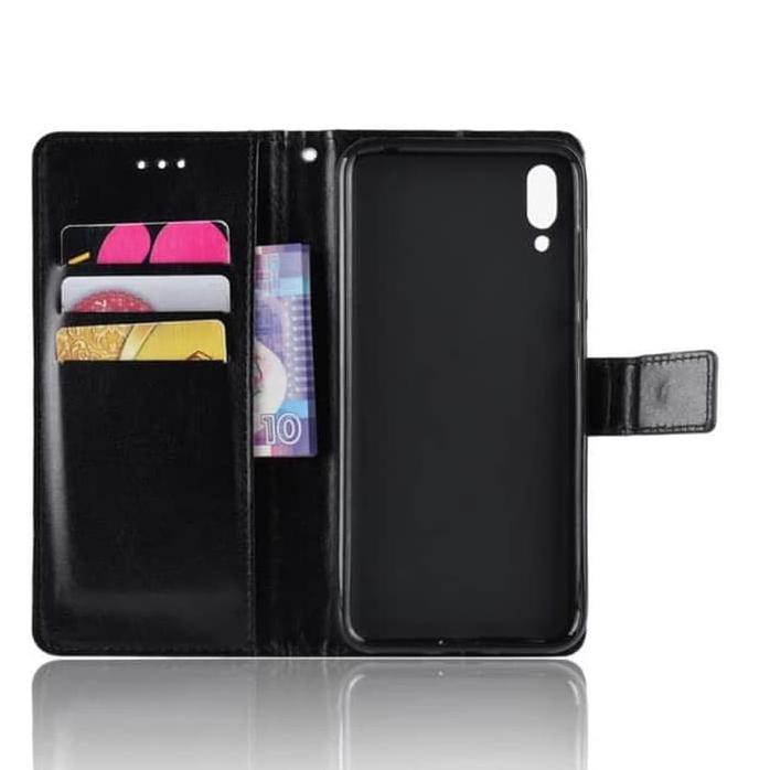 PUTRI HUAWEI Y7 PRO Y7PRO 2019 FLIP WALLET DOMPET KULIT LEATHER COVER CASE