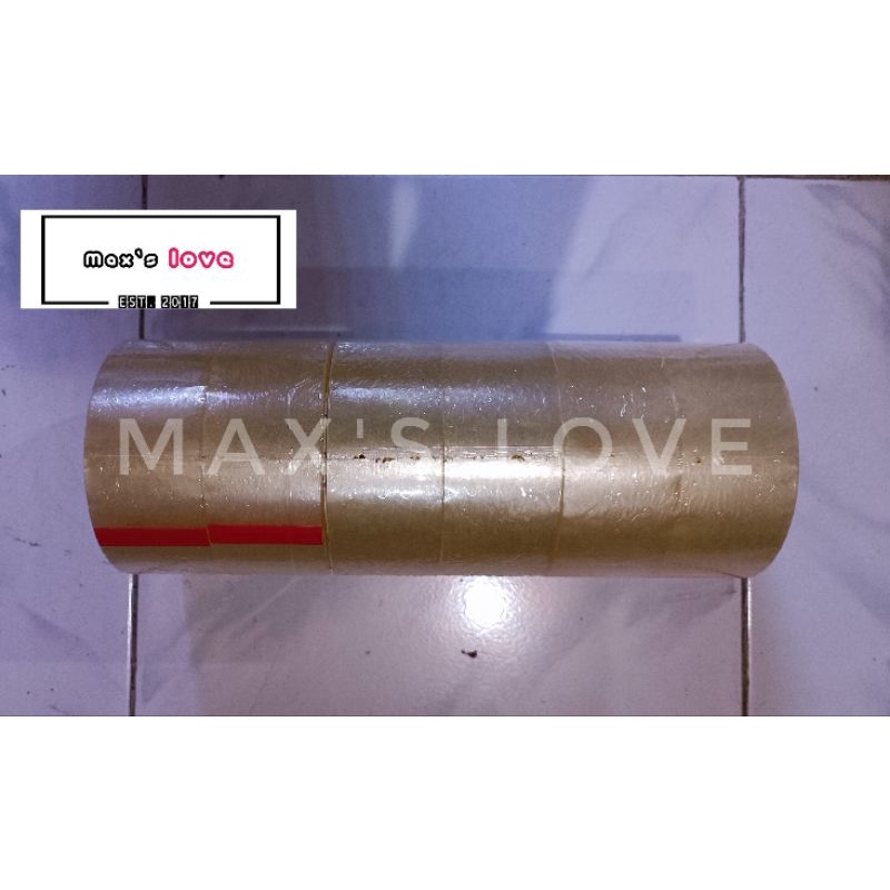 

OPP Lakban Bening Coklat 45MM 2 Inch 90 Yard 100 Yard Mirip Daimaru