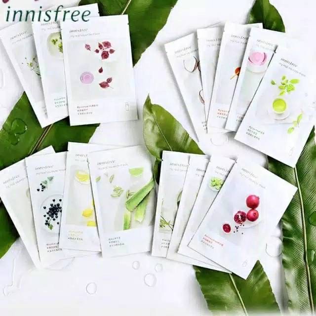 Innisfree Sheet Mask My Real Squeeze Baca Disclaimer Masker Innnisfree Wajah Masker Muka Korea