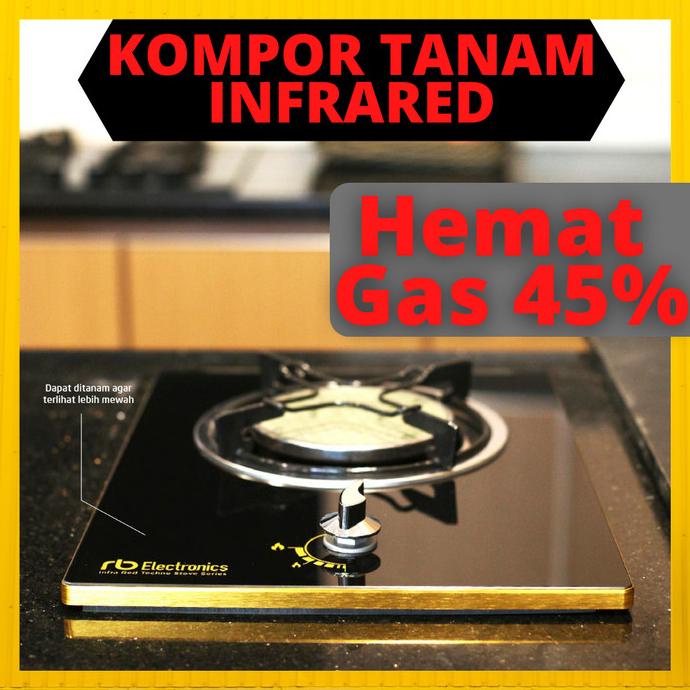 Kompor Tanam Gas Infrared Hemat Gas 45% / Kompor Gas Tanam 1 Tungku Okyqpb6Gs2