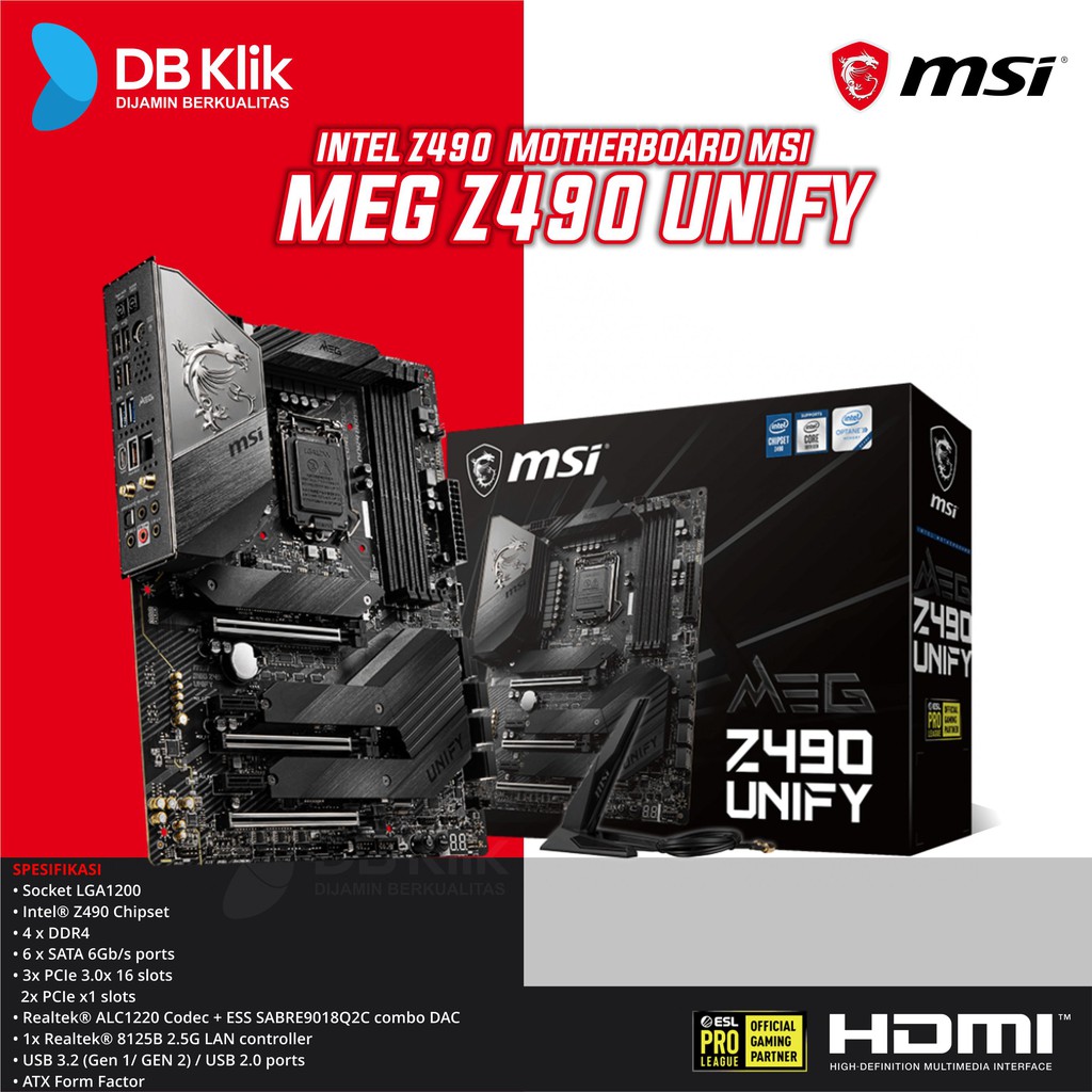 Motherboard MSI MEG Z490 UNIFY - MB MSI MEG Z 490 Unify