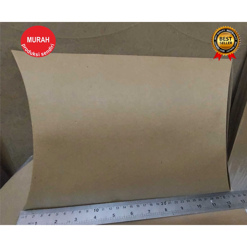 

PILLOW BOX GIFT BANTAL KOTAK KADO PACKAGING KRAFT RUSTIC BROWN KRAFT EXRTRA BESAR