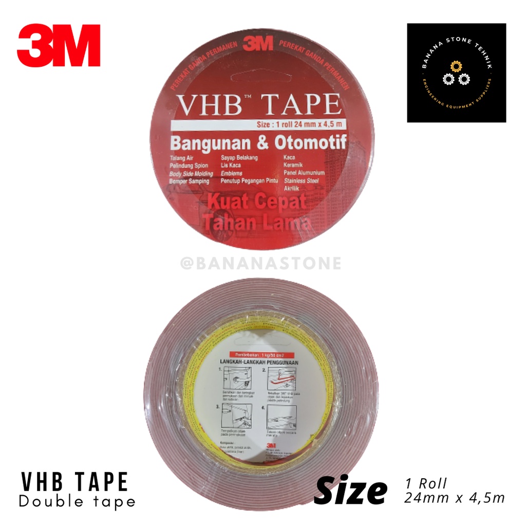 

3M VHB Double Tape Automotive 4900 12mm x 4,5M