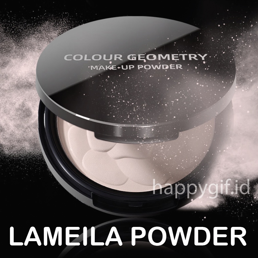 LAMEILA Bedak Colour Geometry Make Up Powder Cake Mampu Mengontrol Minyak Berlebih LA135