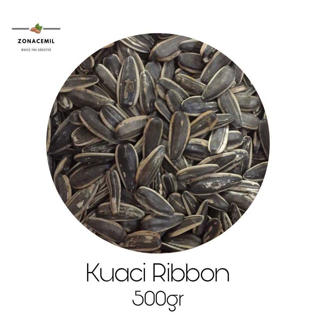 

Kuaci Ribbon / Kuaci Bunga Matahari / Kwaci Ribbon 500gr
