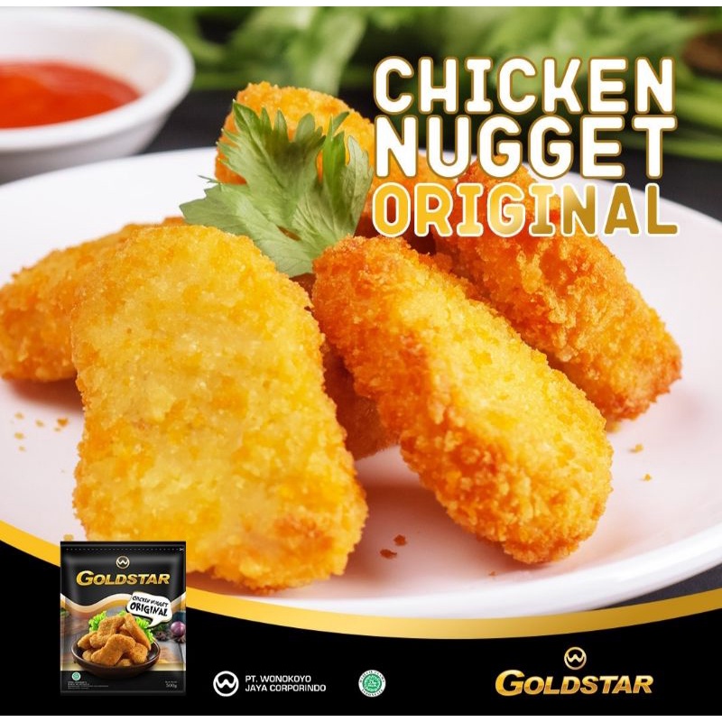 

NUGGET AYAM ORIGINAL GOLDSTAR 500Gr || NAGET ORIGINAL GOLDSTAR || NUGGET GOLDSTAR