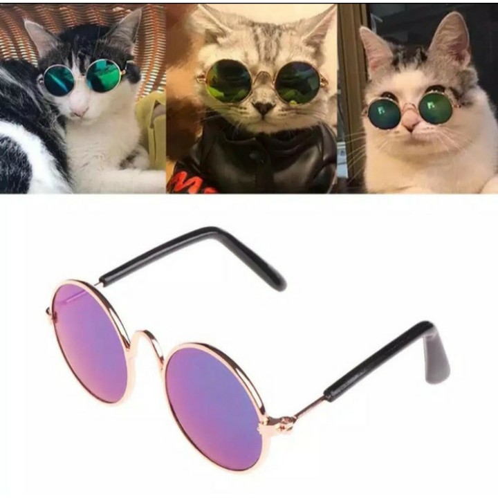 Kacamata Fashion Anjing Kucing Kelinci Mainan Sun Glasses Kaca Mata Gelap Dog Cat Rabbit Monkey