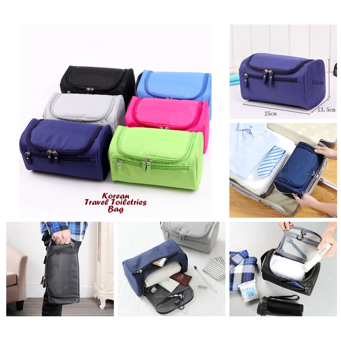 Igrosir Korean Toiletries Bag SIDE STRAP (Tas kosmetik &amp; perlengkapan mandi)