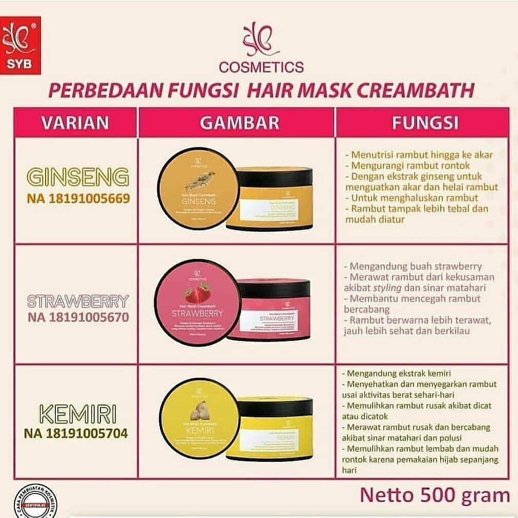 SYB Forte Hair Mask | Creambath 500 Gram