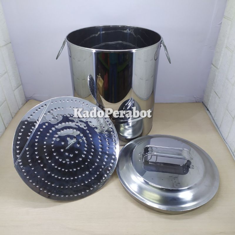 langseng jumbo stainless - langseng tong stainless - lanseng besar 35