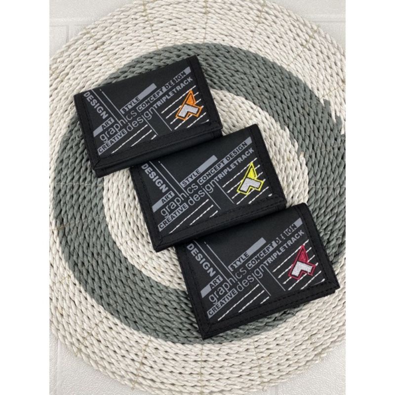 Dompet Pria Bahan Kanvas Model Lipat 3 dompet Pria Distro Bahan Kain Dompet Anak Remaja Murah