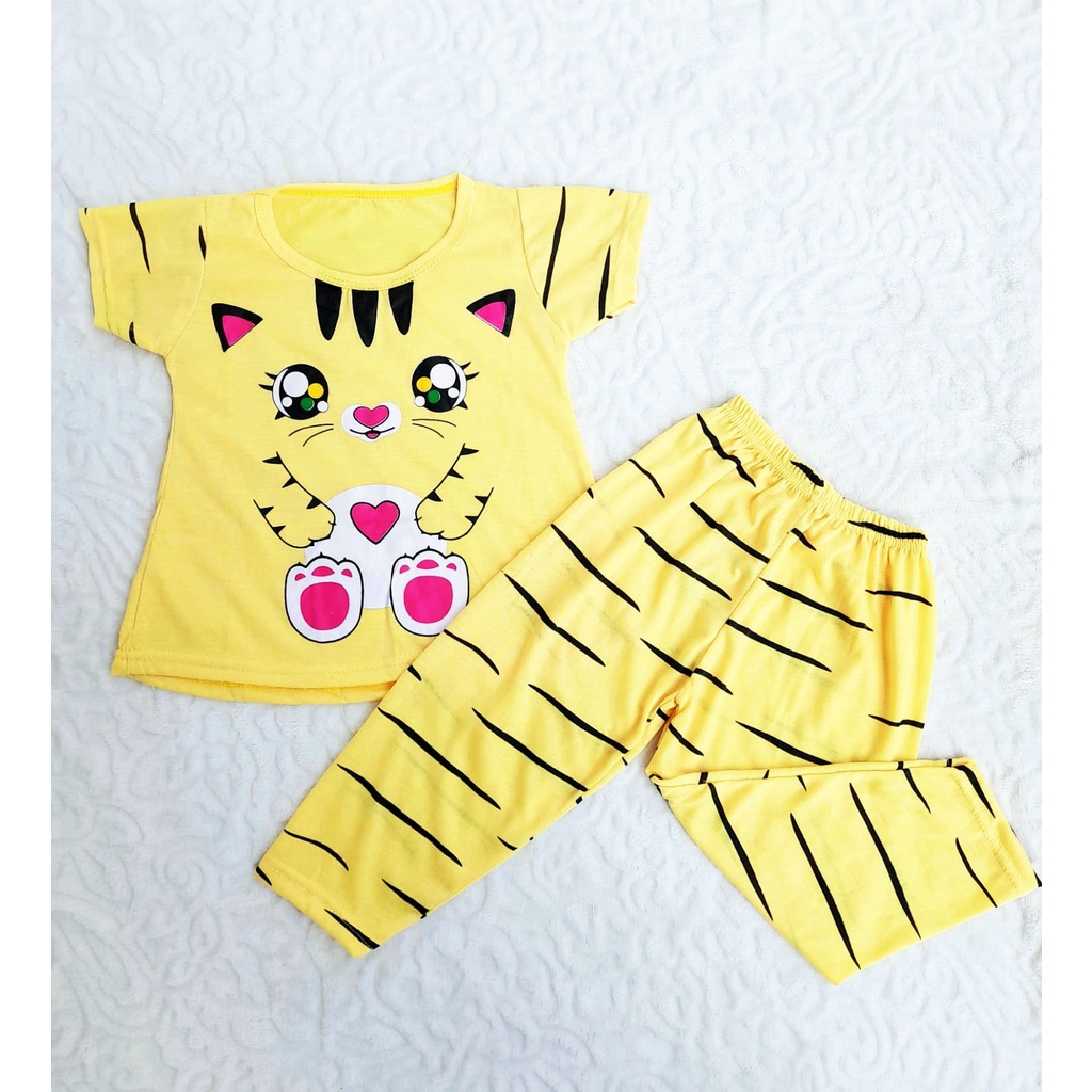 SETELAN ANAK PEREMPUAN CAT CUTE LOVE/BAJU ST ANAK PEREMPUAN/BISA C.O.D-6