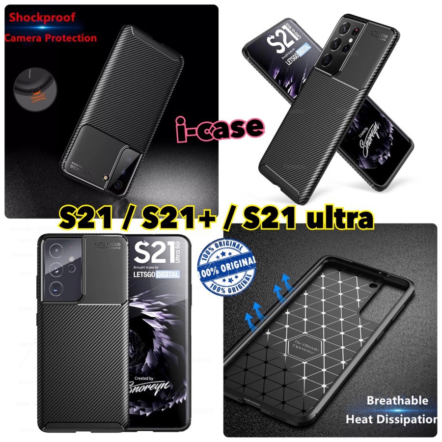 Samsung S21,S21 plus,S21 Ultra Case Carbon New Style S21 series
