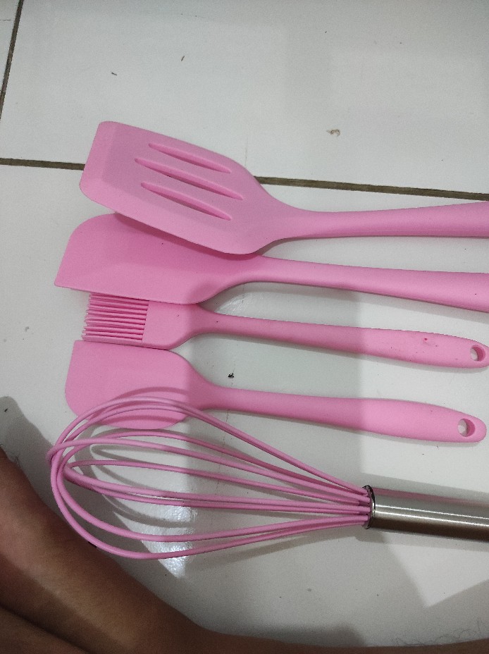 Canel&co Silicone Kitchenware Set Aksesoris Dapur Memasak Memanggang Spatula Cooking Set Peralatan