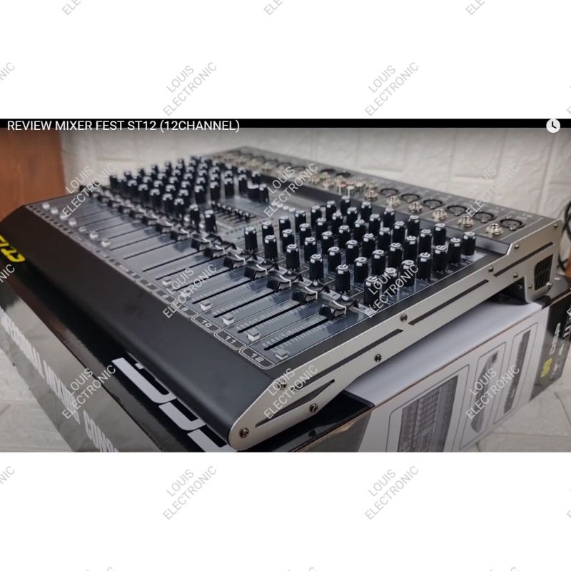 Mixer Audio FEST ST12 ST 12 ST-12 12 Channel ORIGINAL