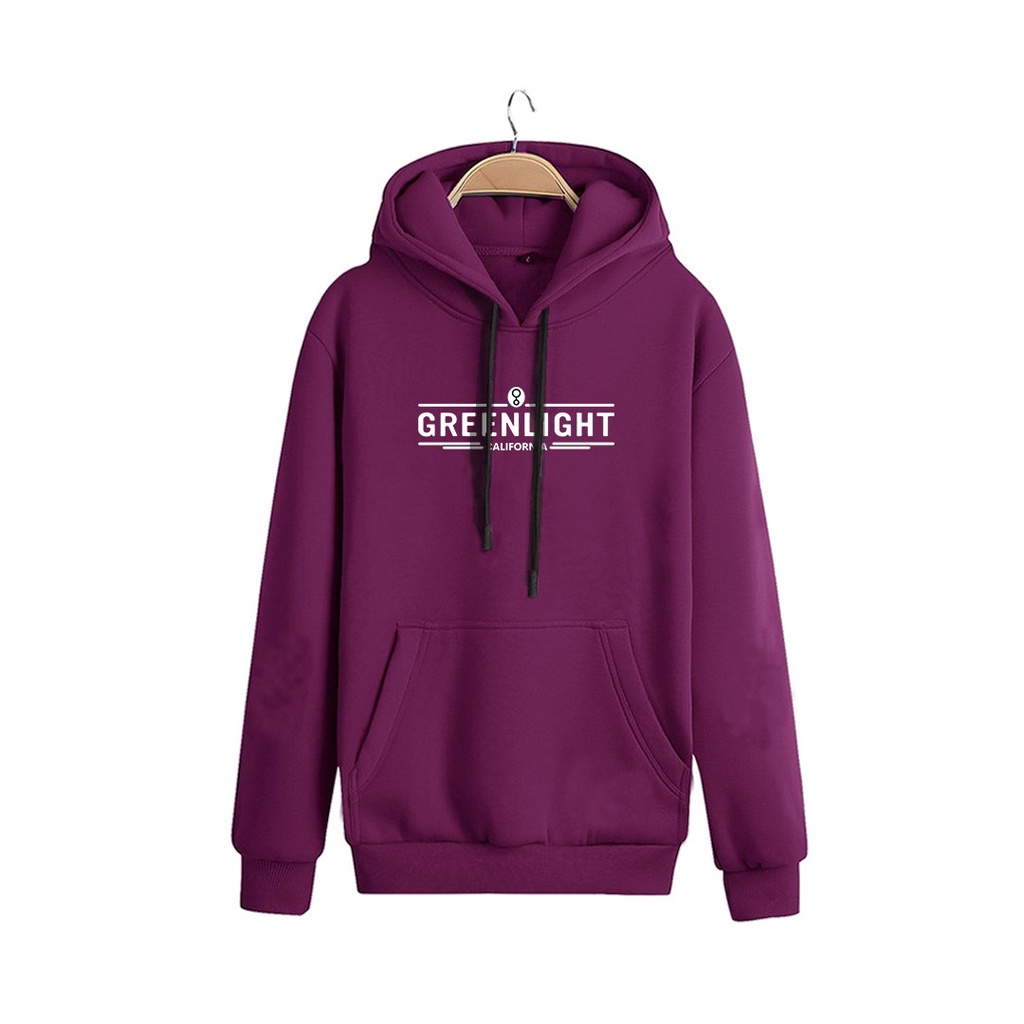 Switer Hoodie Greenlight Jumbo L - 5XL Pria Wanita / Hoodie Oversize Pria Wanita Distro