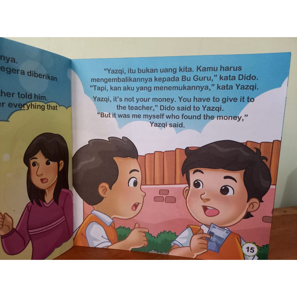 Buku Cerita Seri Anak Muslim Paud - Bilingual Full Color