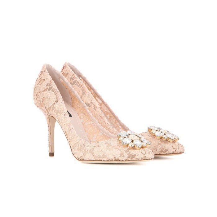 Dolce &amp; Gabbana Rainbow Belluci Heels 90mm Apricot