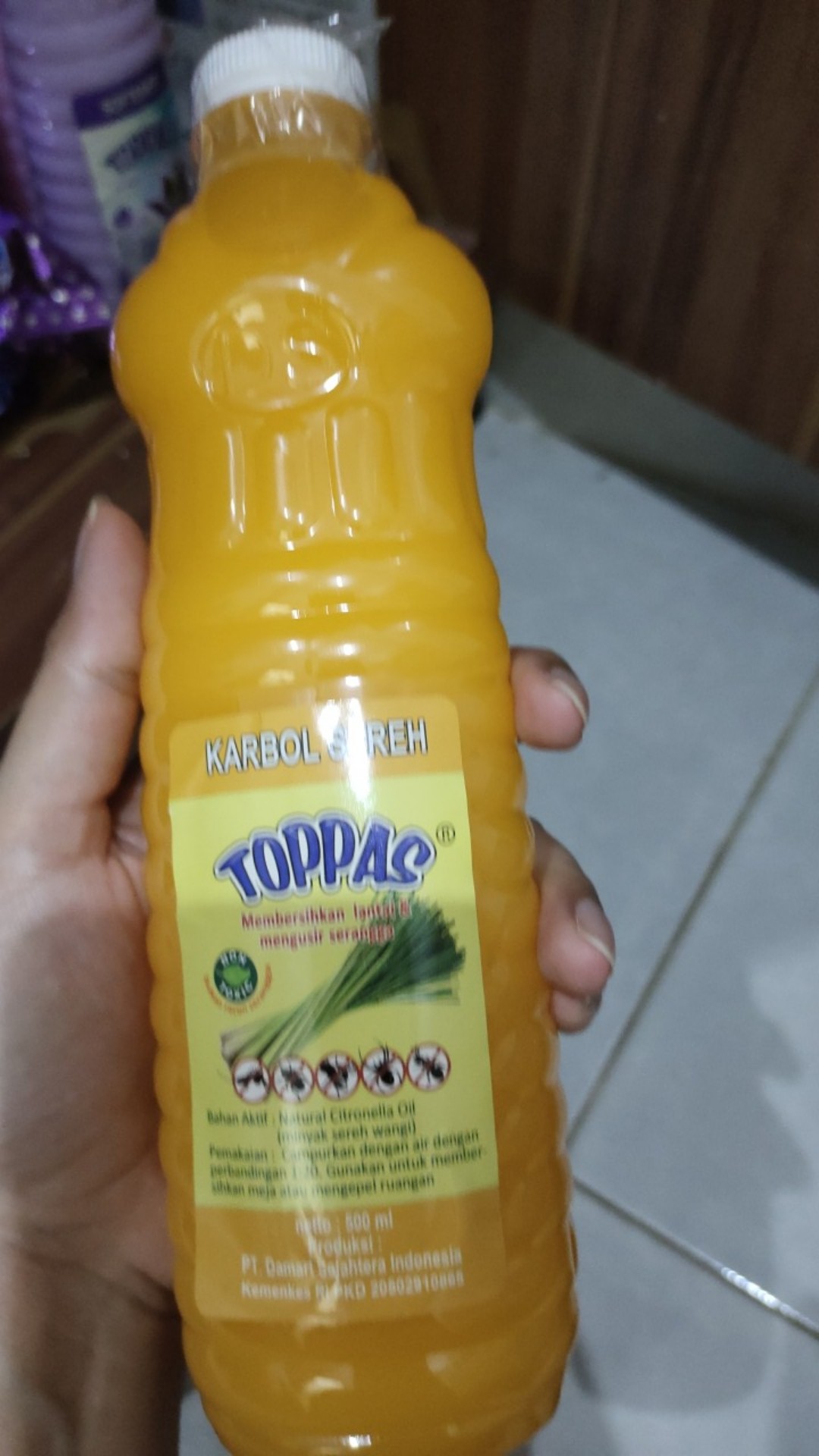 Toppas Karbol Sereh  500ml & Karbol Kopi