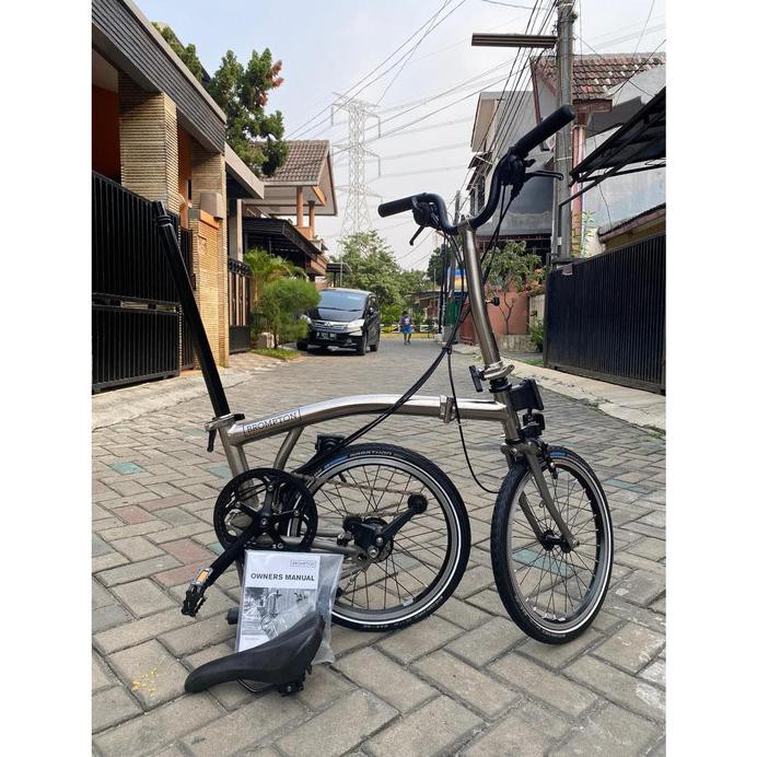 SEPEDA LIPAT BROMPTON NICKEL TITAN M6LX 2018 EDITION BEKAS