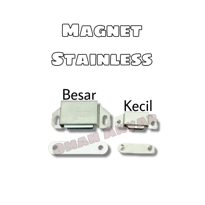 Magnet Buat Pintu Lemari Besar Kecil Stainless