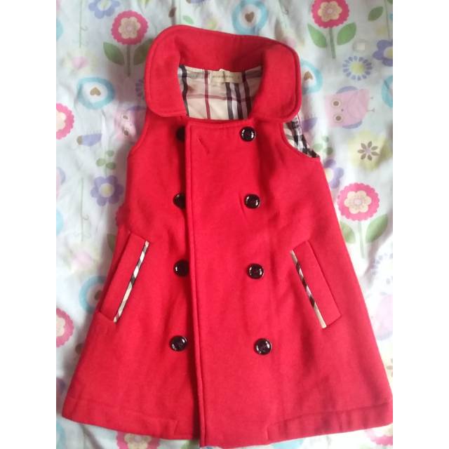 Outer/Coat/ cardigan anak Burberry  size 3