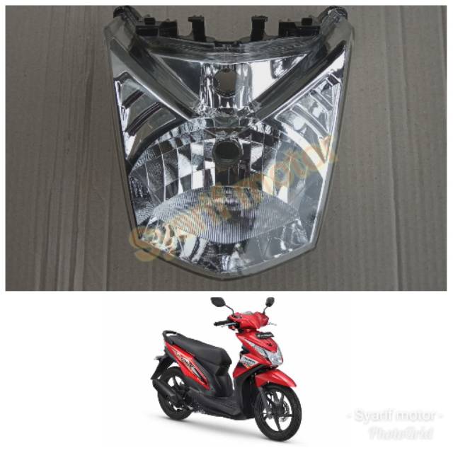 Lampu depan honda beat fi tahun 2013 - 2015