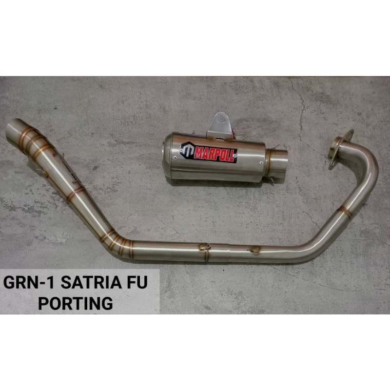 KNALPOT RACING SATRIA FU PORTING ORIGINAL MARPOLL