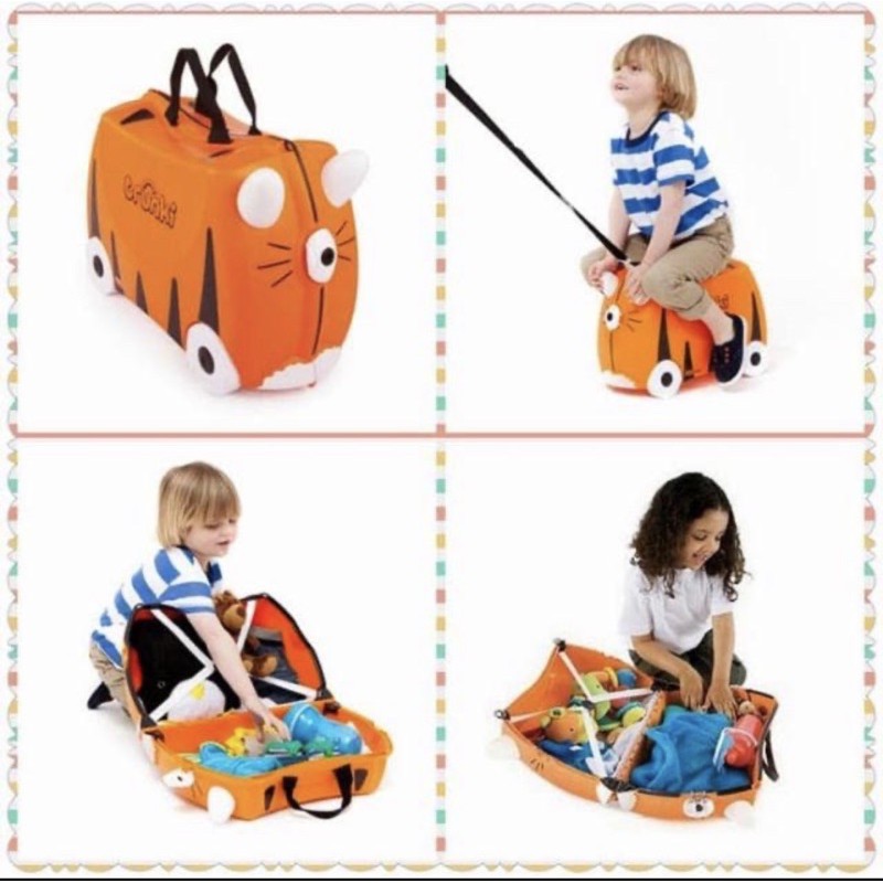 Trunki ride on suitcase koper anak aneka motif Trunki Luggage koper anak bisa di duduki