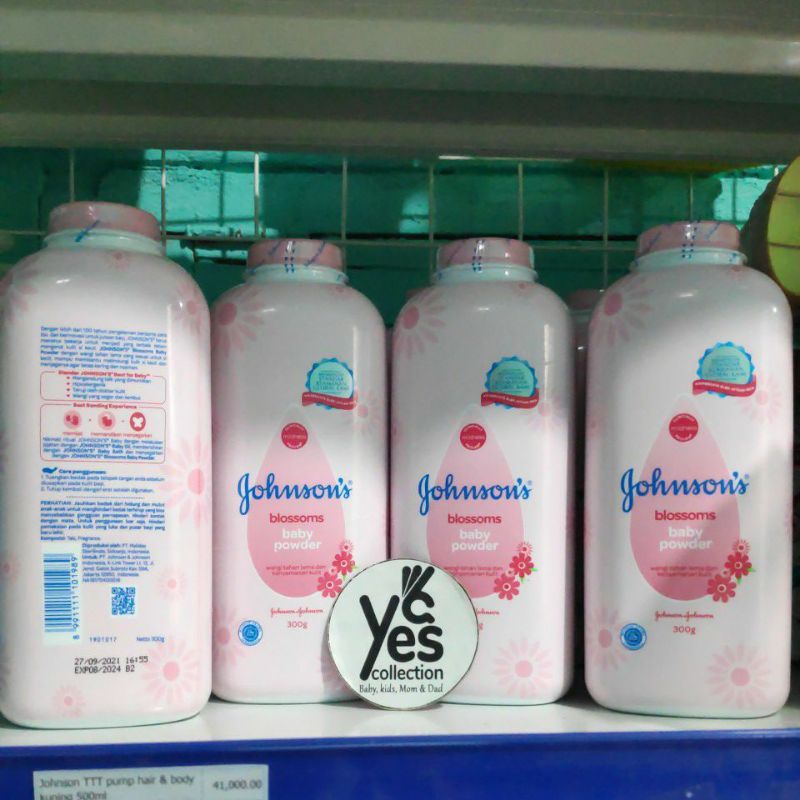 Johnson baby powder 300 gr bedak tabur serbuk bayi johnsons lembut Johnson's jonson blossoms bedtime