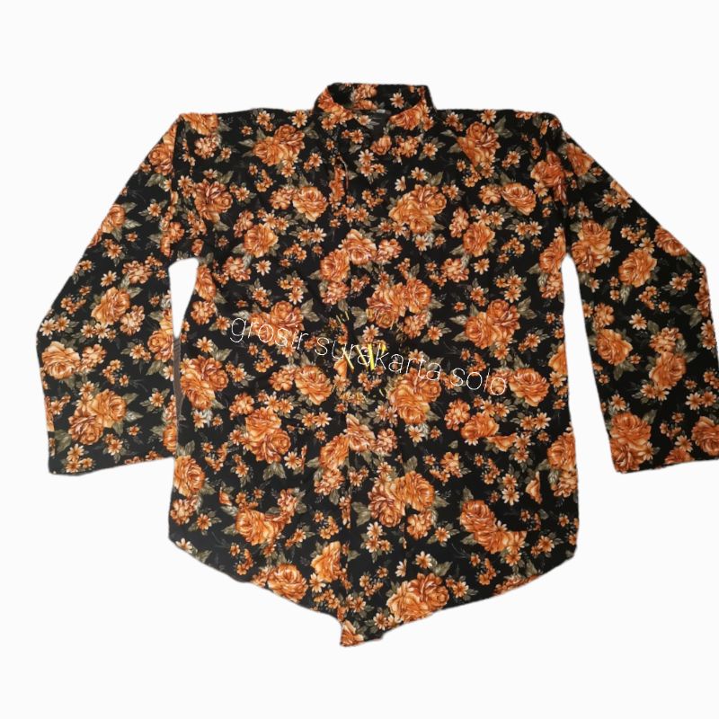 Baju Surjan Kembang Dewasa /Baju Surjan Motif Bunga