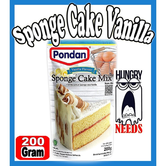 

Ds501D0 Pondan Sponge Cake Vanila 200 Gr Gr0B1