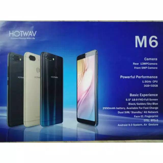 HOTWAV M6 RAM 3GB ROM 32GB GARANSI HOTWAV 1 TAH