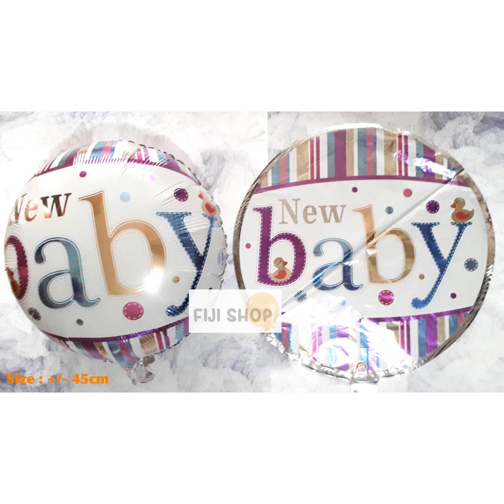 Balon Foil New Baby / Baby Born