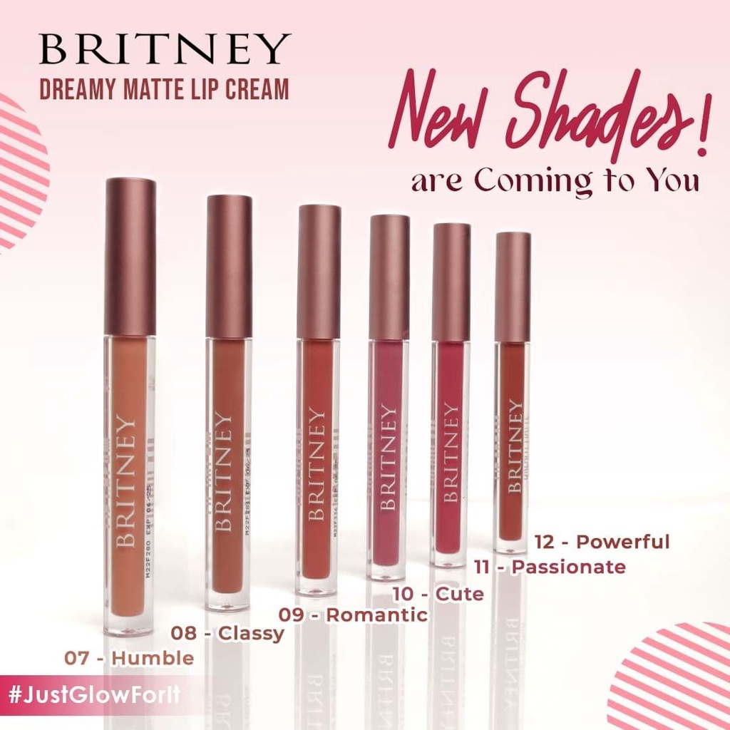 Purbasari Britney Dreamy Matte Lip Cream