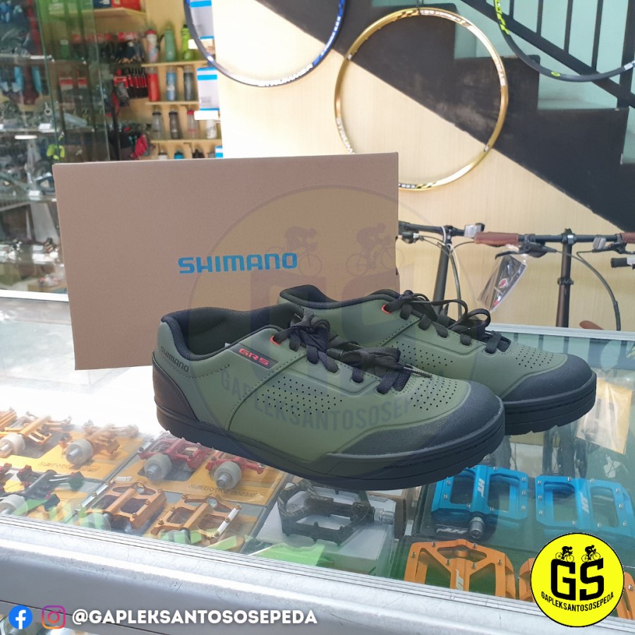 Sepatu Sepeda Off Road Gravity Shimano GR5 SH-GR501 Olive