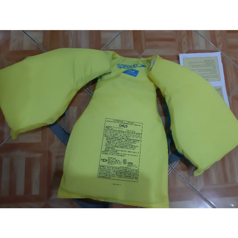 Speedo Child Universal Nylon Pfd Bright Yellow/Brilliant Blue