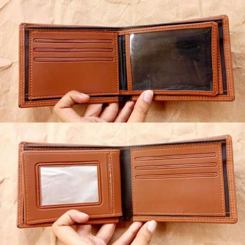 Dompet Pria Branded Tebal Model Lipat Dompet Cowok HucoBos