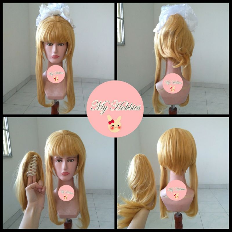 Wig Blonde Ponytail Elisabeth Lumine traveler Jean