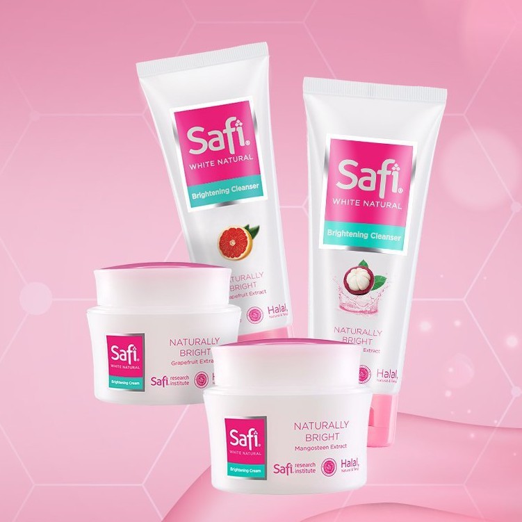 SAFI White Natural Brightening Cleanser | White Natural Brightening Cream Grapefruit, Mangosteen