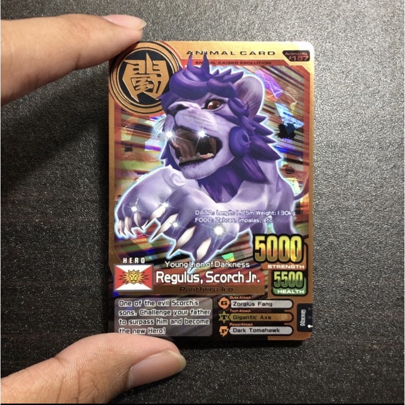 Regulus Scorch Jr- Animal Kaiser Card