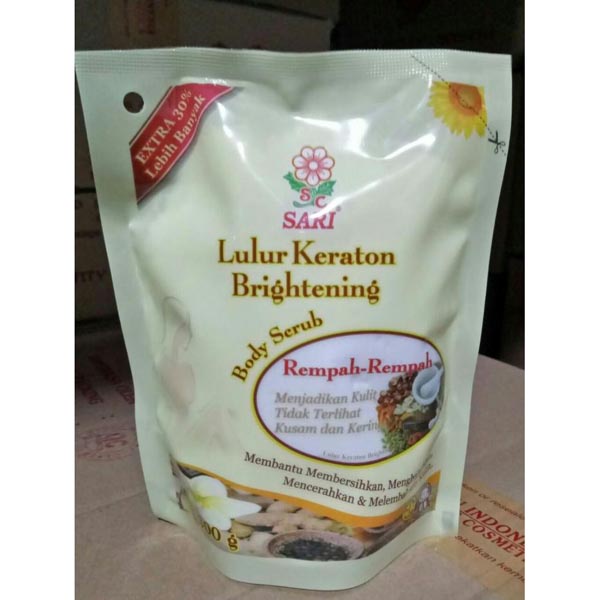 SARI LULUR KERATON BRIGHTENING | BODY SCRUB MENCERAHKAN KULIT_Cerianti