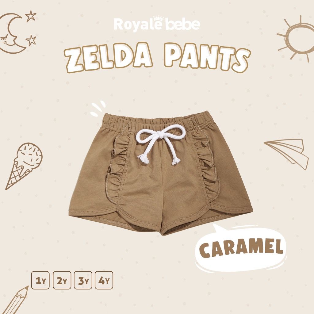 Royale bebe baby Zelda Pants / Celena Pendek Anak