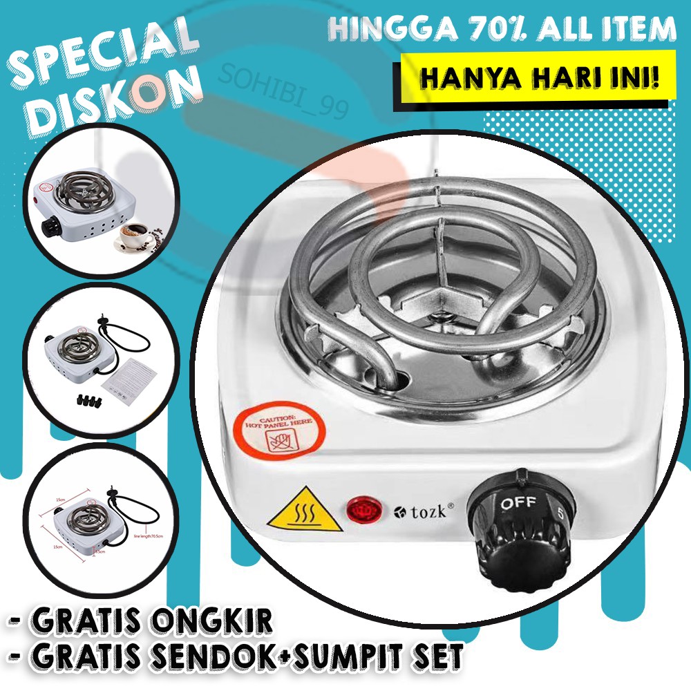 Kompor Listrik Mini Kompor Listrik Portable Kompor Elektrik Portable Kompor Listrik Low Watt