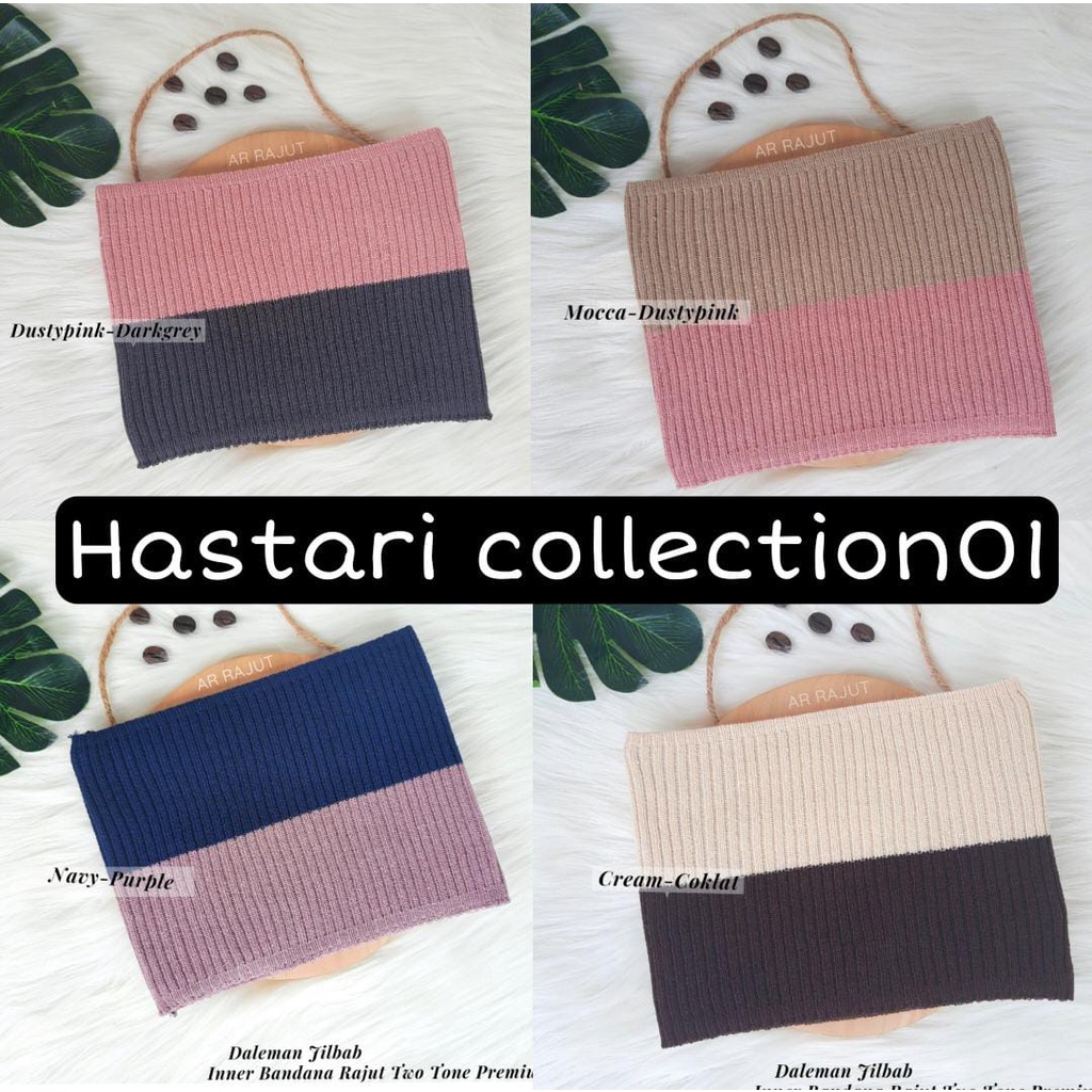 CIPUT BANDANA 2 &amp; 4 WARNA BAHAN RAJUT PREMIUM ANNISA / VICTORI