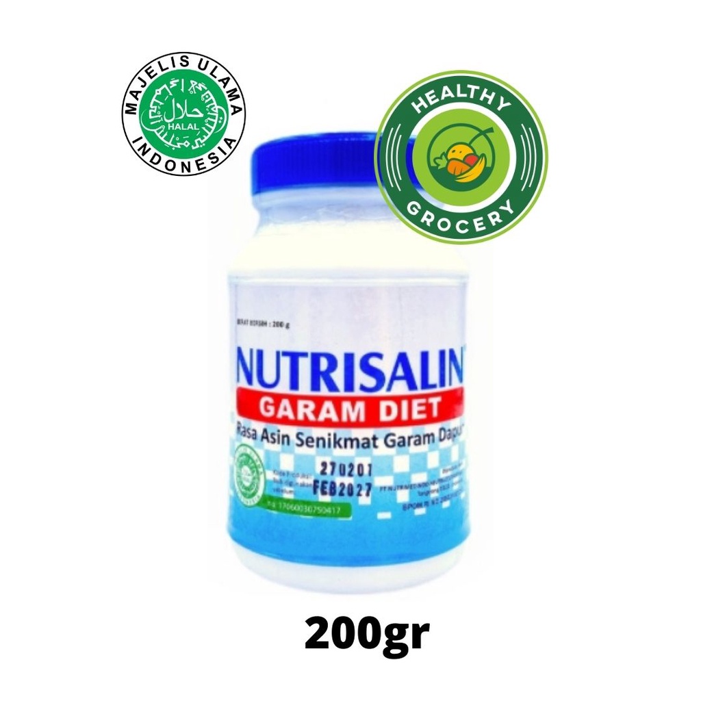 Nutrisalin Garam Diet 200gr / Garem Sehat