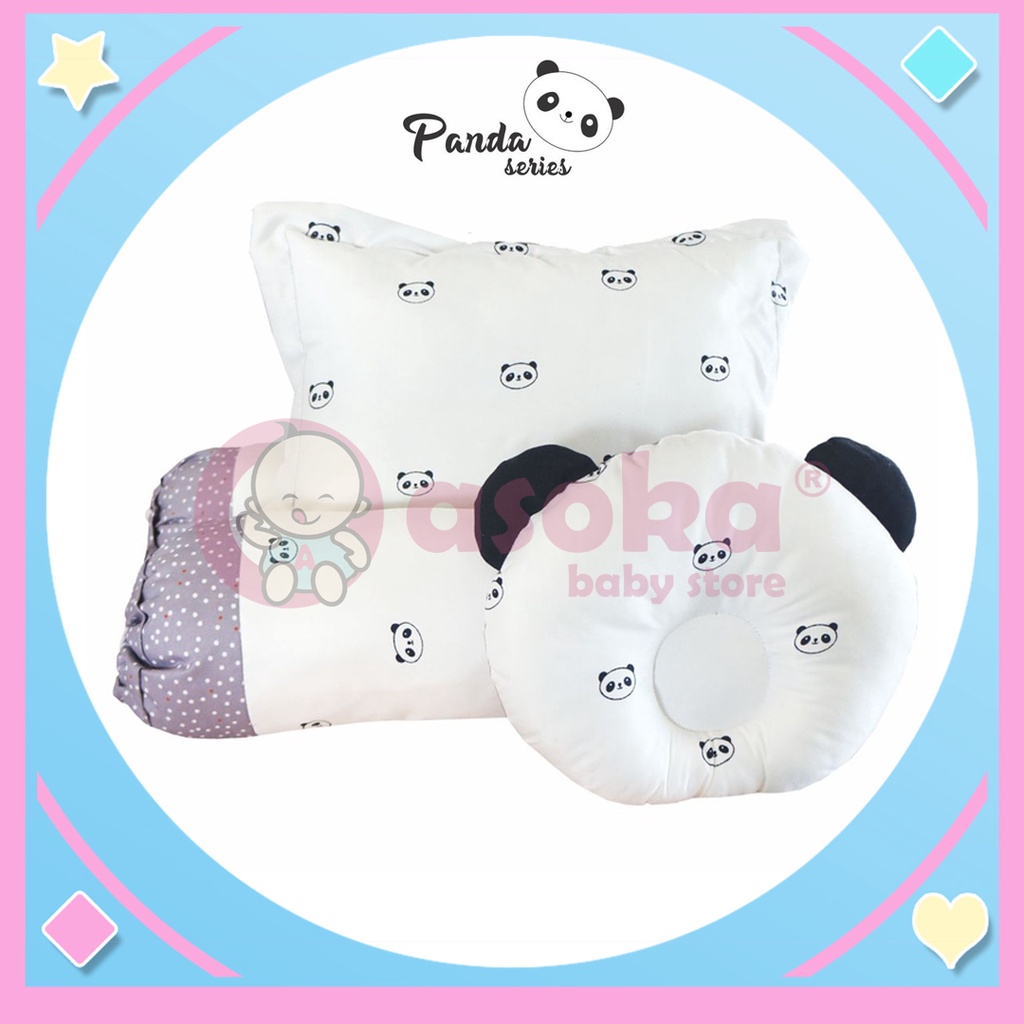 Omiland Bantal Guling Set Peang Panda Series OWB1142 ASOKA