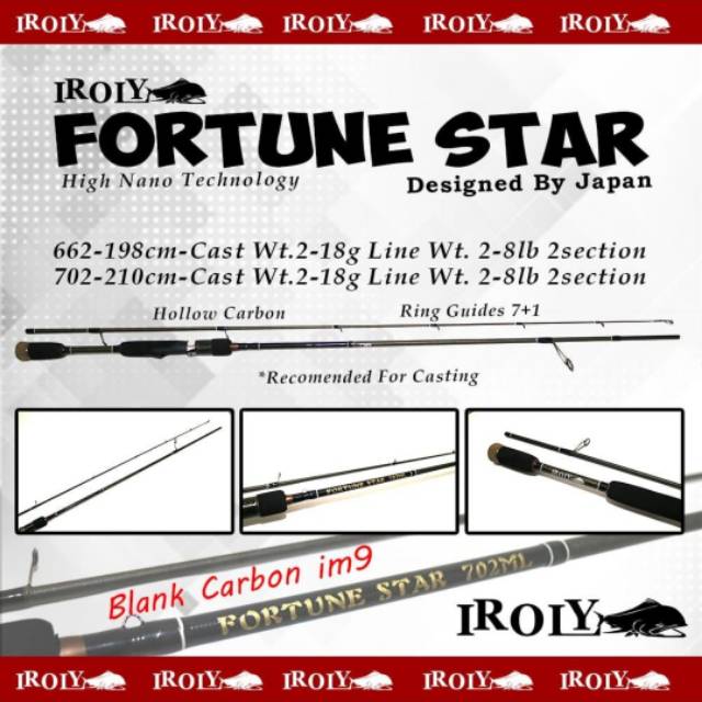 joran pancing UL Iroly Fortune Star