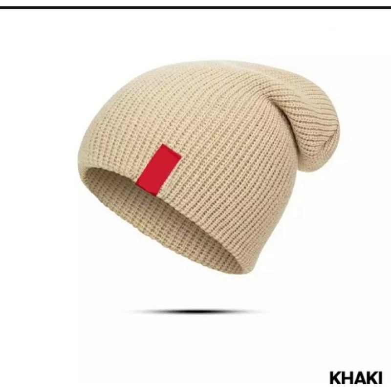 topi kupluk beanie pria&amp;wanita rajut strit